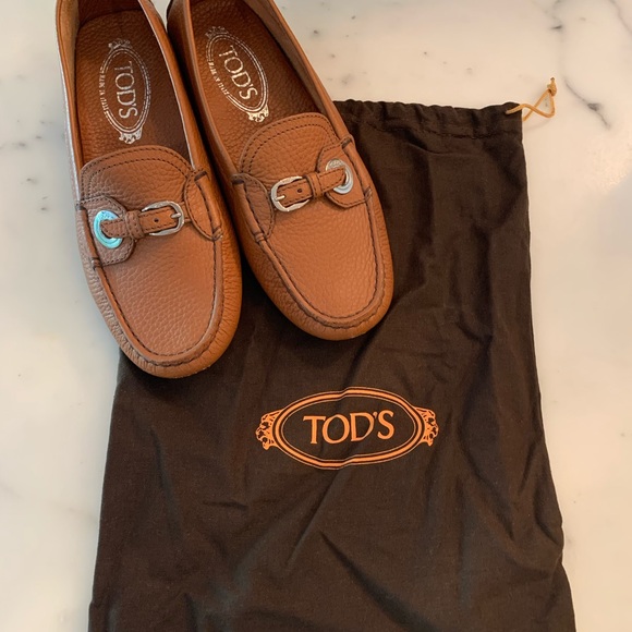 Tods tan driving shoe size 6 - Picture 7 of 8